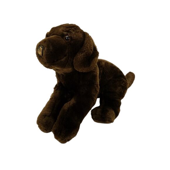 Animal Alley Chocolate Lab Dog Puppy Plush Stuffed Animal Toy 2000 Toys R Us - Picture 1 of 9